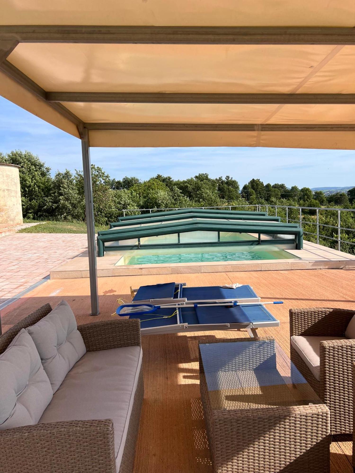 Podere Abbazia B&B Синалунга Экстерьер фото